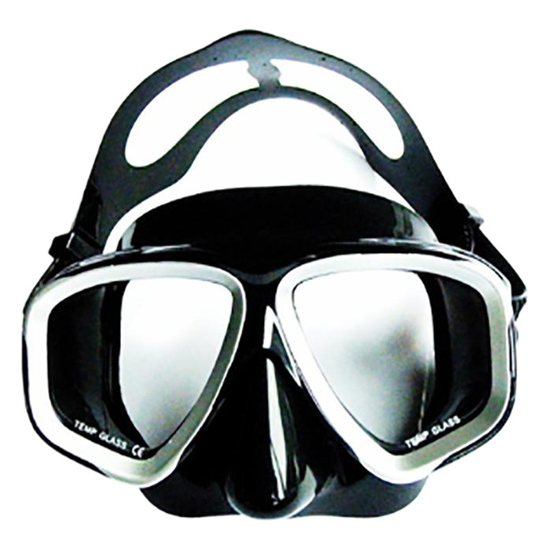 Factory wholesale adult tempered glass silicone diving goggles with proximity glasses diving mask mask frog mirror