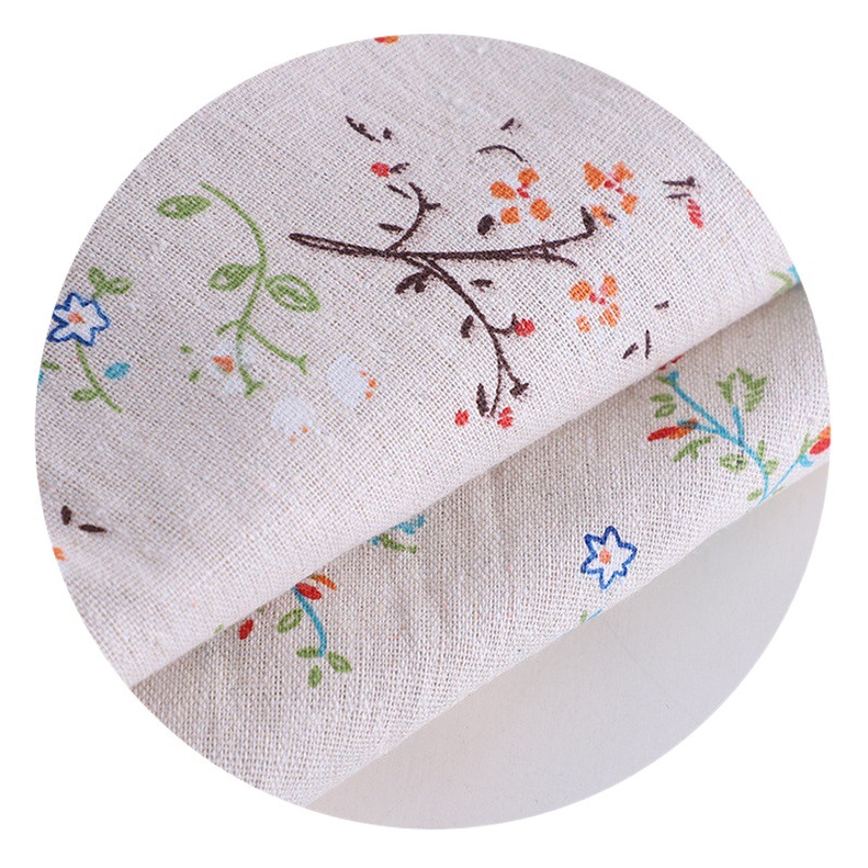 Wholesale Gardenia linen fabric sofa background cloth display table cloth curtain storage bag pillow cotton linen