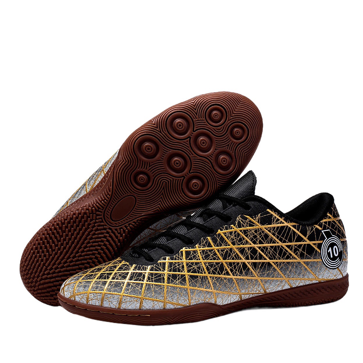 Cross-border IC football shoes indoor flat cement floor wood floor boys and girls teenagers student training sneaker