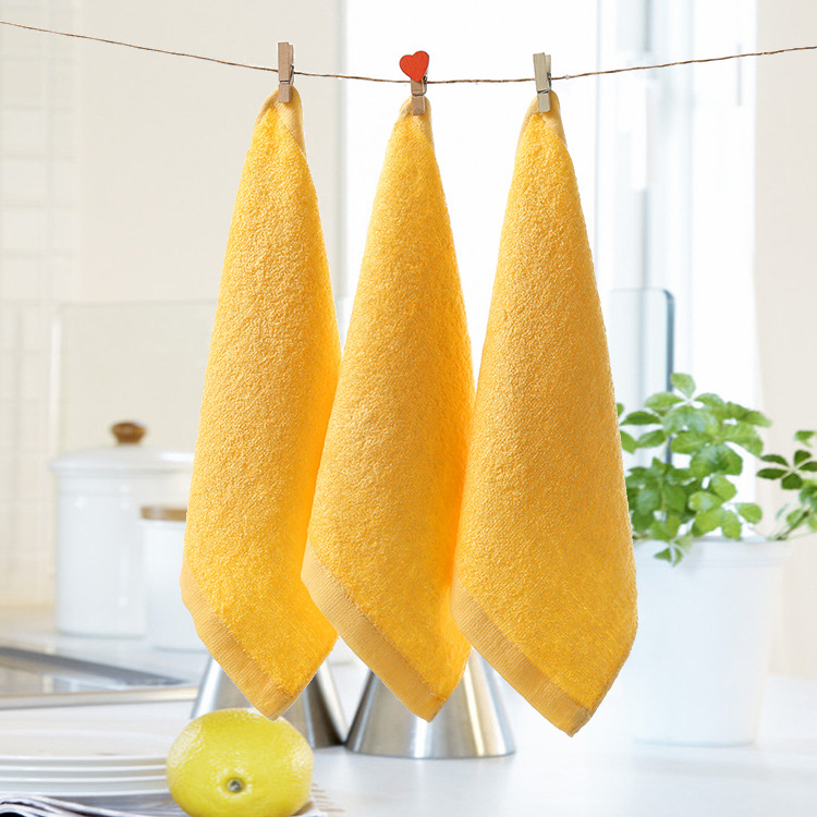 Picture of Bamboo Fiber Small Square Towel Kindergarten Small Towel Absorbent Children's Handkerchief Baby Towel Saliva Towel Wholesale Factory