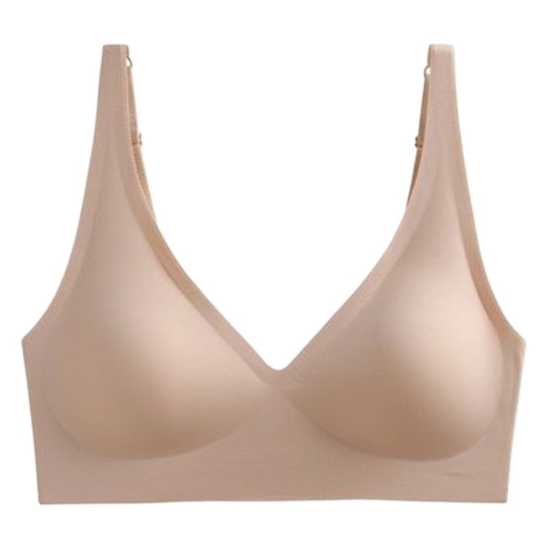 New Style Women's Comfortable Gather-Up Thin Large Size Side Breast Adjustable Traceless Bra