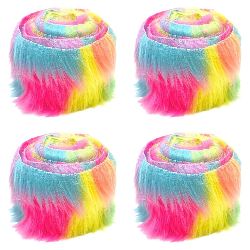 Picture of Spot Wholesale Christmas Tree Skirts Solid Color Plush Strips Home Decoration Washed Plush Strips Clothing Shoes and Hats Accessories Accessories