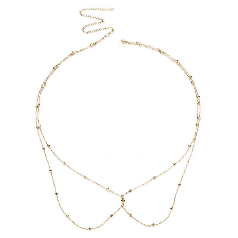 Picture of European and American Cross-border Waist Chain Sexy Casual Women's Beach Street Photoshoot Double-layer Waist Body Chain Waist Chain
