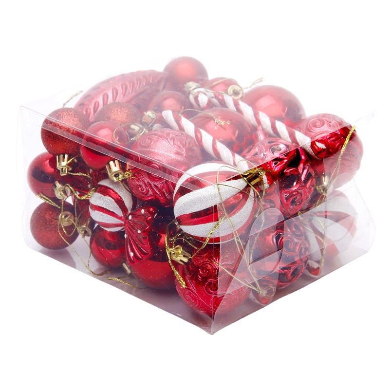 Cross Border Christmas Ball Candy Crutch Painted suit Christmas Tree Pendant Accessories Christmas Party Scene Decorations