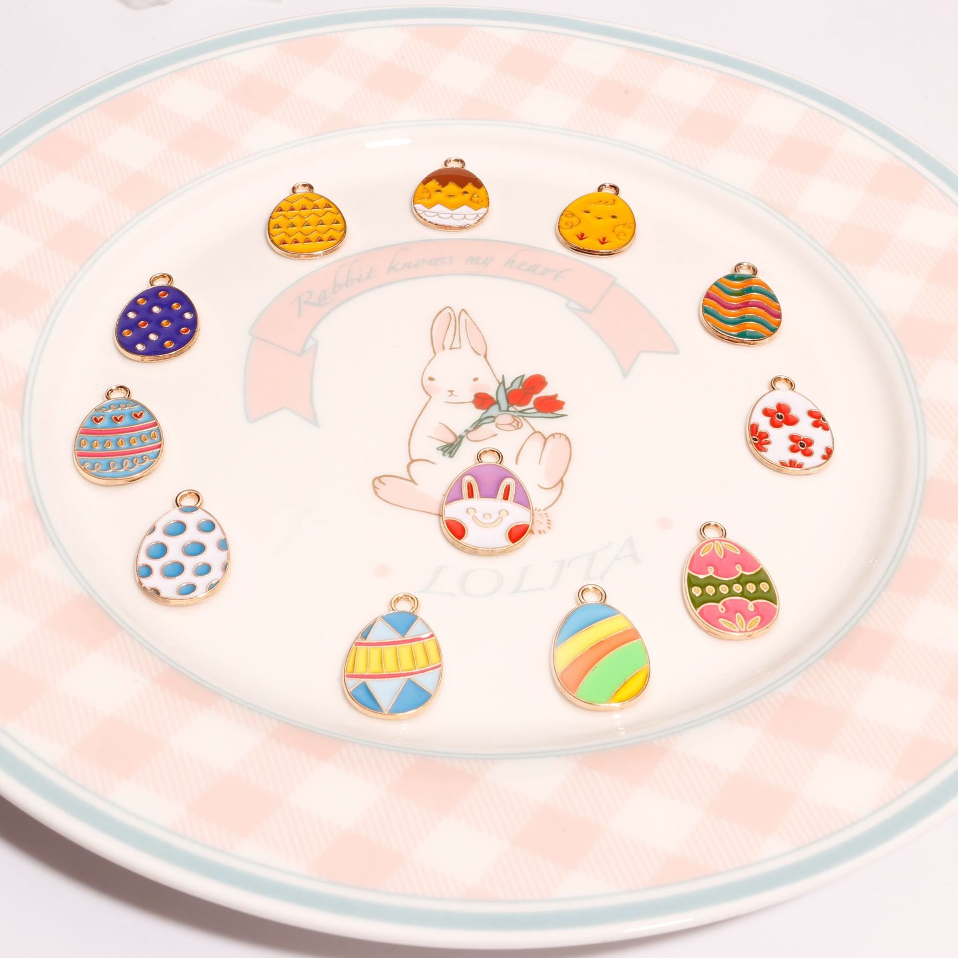 Picture of Customized Goods with Pictures and Samples Cartoon Alloy Oil Dripping Accessories Material Accessories Customized Link Plating