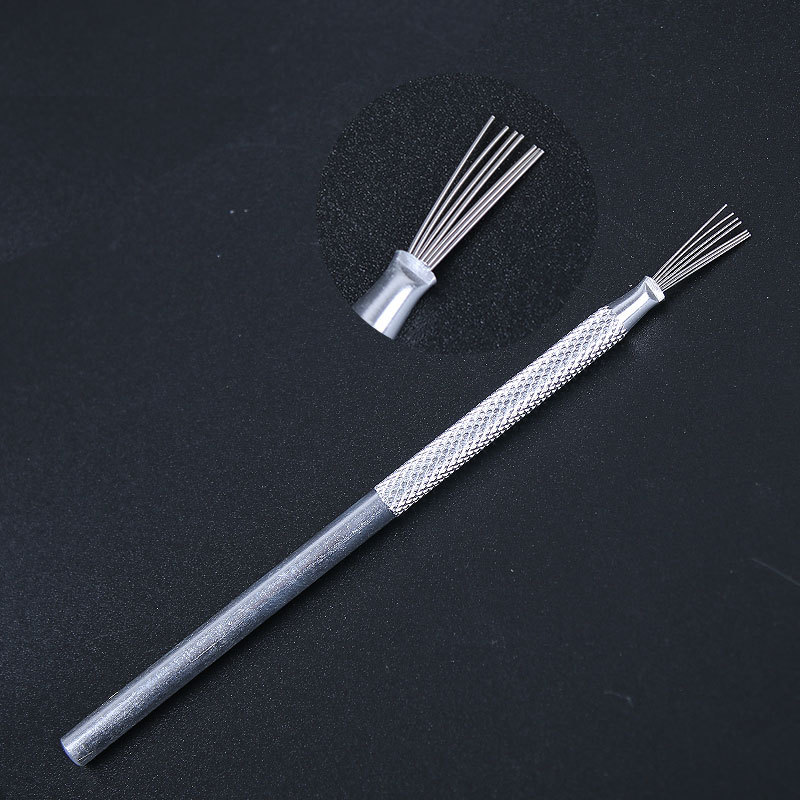 Seven needle steel needle brush ultra light paper Clay Clay soft clay auxiliary modeling sculpture tool 7 needle