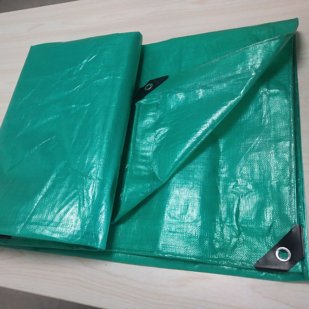 Double green PE tarpaulin for freight yards, truck rainproof cloth, sunproof waterproof plastic cloth, sunshade cloth, tarpaulin, thickened UV-resistant tarpaulin