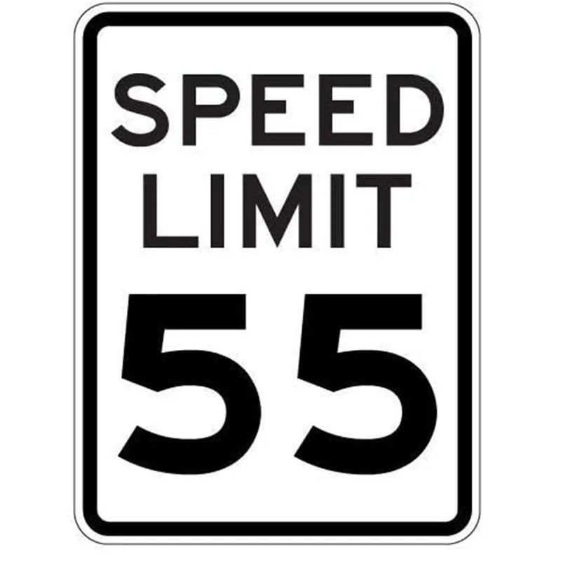 Picture of Retro No Speed Limit Sign Poster American Iron Painting Cross-Border Best-Selling Bar Cafe Wall Decoration