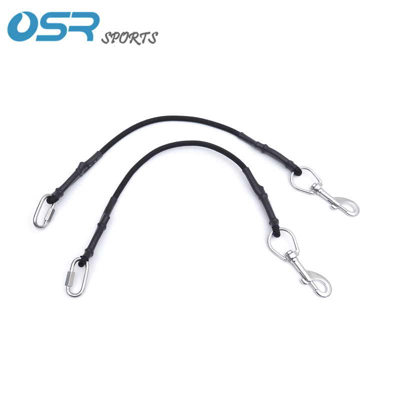 Diving side hanging Bolt bottle 8mm elastic rope pair for sale