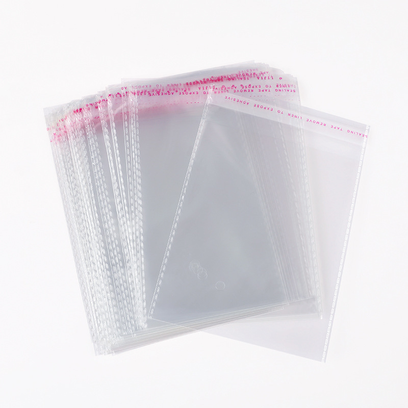 Picture of Spot Wholesale Opp Bag Self-Adhesive Bag Small Jewelry Self-Adhesive Bag Toy Product Clothing Transparent Packaging Bag