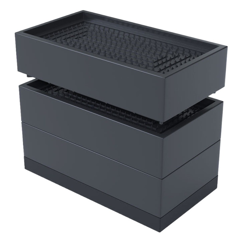 Picture of Cross-Border Amazon Black Furniture Bed Heightening Foot Pads 2 358inch Table Sofa Cabinet Tpu Anti-Slip Stacking