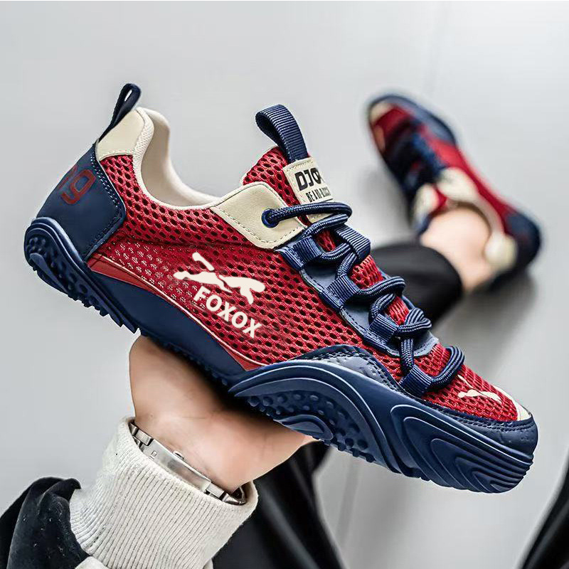 Picture of Summer new mesh breathable casual shoes versatile trend student sneakers lightweight running shoes and pedal shoes