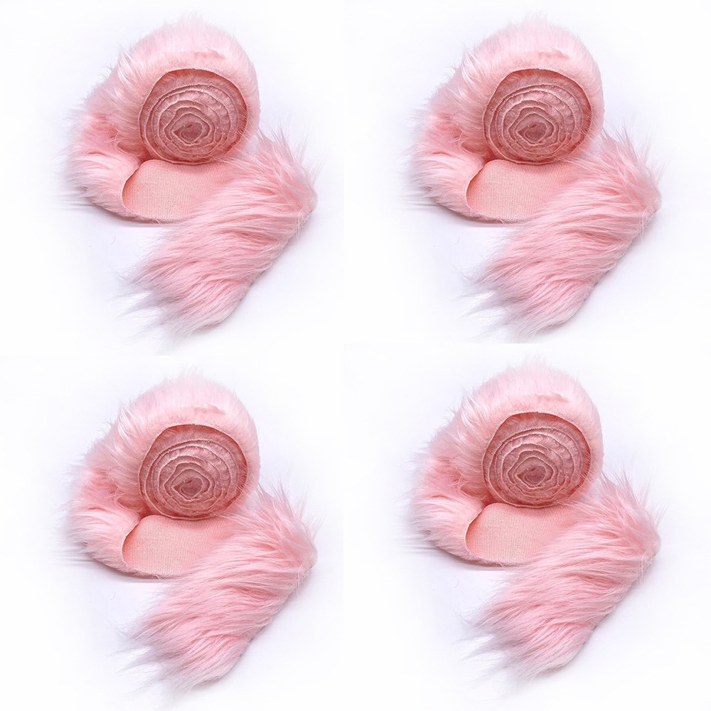 Picture of Spot Wholesale Christmas Tree Skirts Solid Color Plush Strips Home Decoration Washed Plush Strips Clothing Shoes and Hats Accessories Accessories