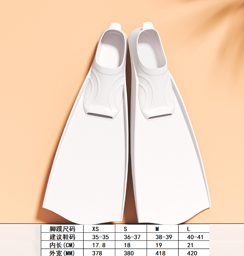 Picture of Factory swimming flippers silicone short flippers freestyle children adult diving frog shoes men and women professional equipment wholesale