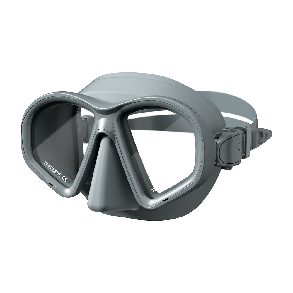 Picture of Free diving glasses myopia lens diving mirror camera bracket silicone snorkeling mirror snorkeling equipment