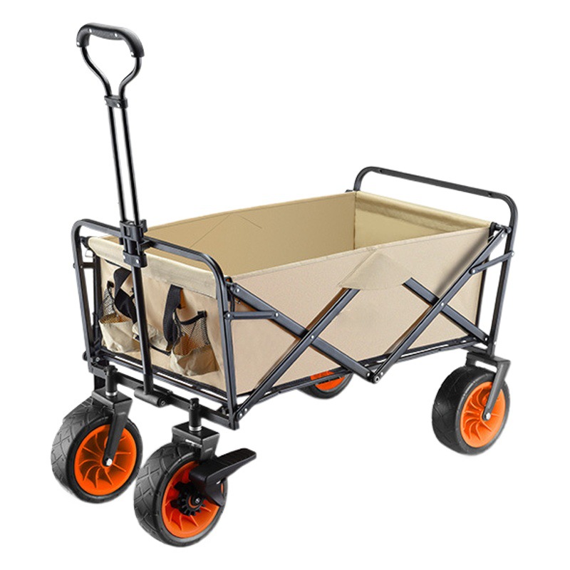 Camp Car Foldable Camping Outdoor Trolley Picnic Car Trolley Portable Outdoor Camping Equipment Trailer