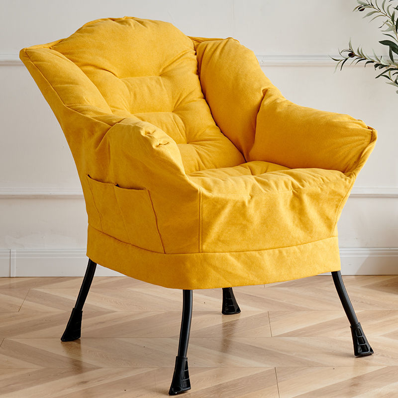 Picture of Lazy Sofa Single Chair College Student Dormitory Computer Chair Comfortable Balcony Small Sofa Soft Bedroom Backrest Recliner