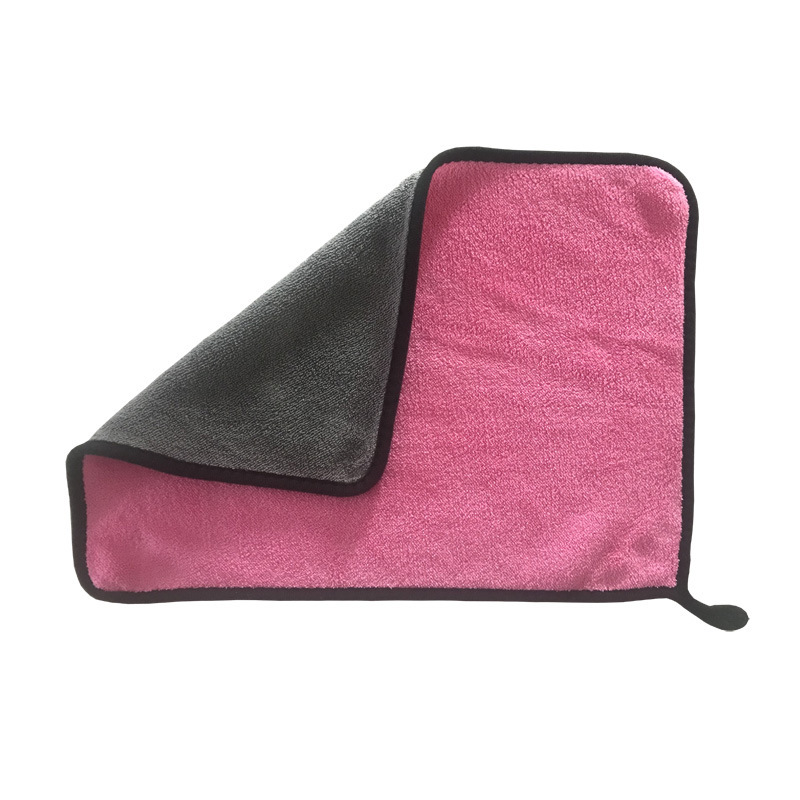 Picture of Factory Wholesale Coral Velvet Car Towel Car Wash Towel Double-Sided Car Rag Thickeneded Water-Absorbent Special Towel Logo