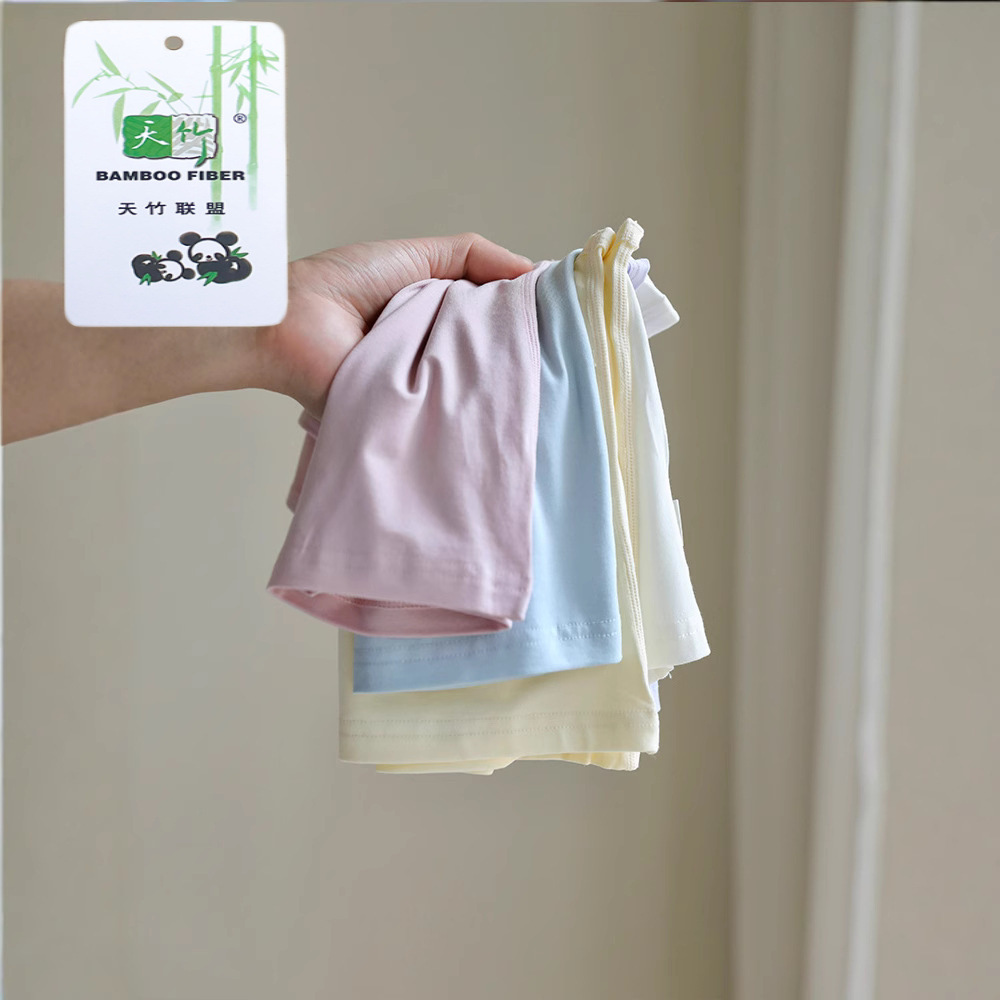 Picture of 2025 new summer children's boneless cartoon vest for boys and girls baby sky bamboo cotton thin bottoming sleeveless t outer wear