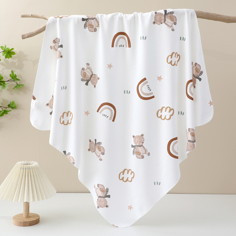Picture of [Strict Selection] Pure Cotton Bag Single Newborn Baby Bag Cotton Summer Thin Anti-startling Baby Wrap Towel