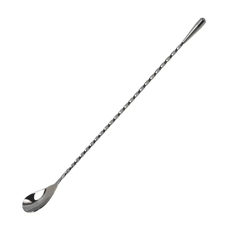 Picture of Tear Spoon Bar Spoon 304 Stainless Steel Drop Bar Spoon Thin Thread Bar Spoon Cocktail Mixing Spoon Bar Mixing Spoon Bar Mixing Spoon