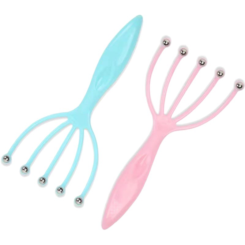 Ball five-claw head massager Health Meridian manual massage comb ball massage scalp massage claw head grabber