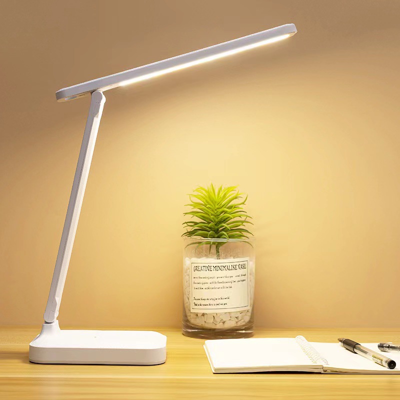 Led Foldableing Table Lamp Dormitory Reading Lamp Student Study Special Eye Protection USB Bedside Lamp Bedroom Atmosphere Night Light