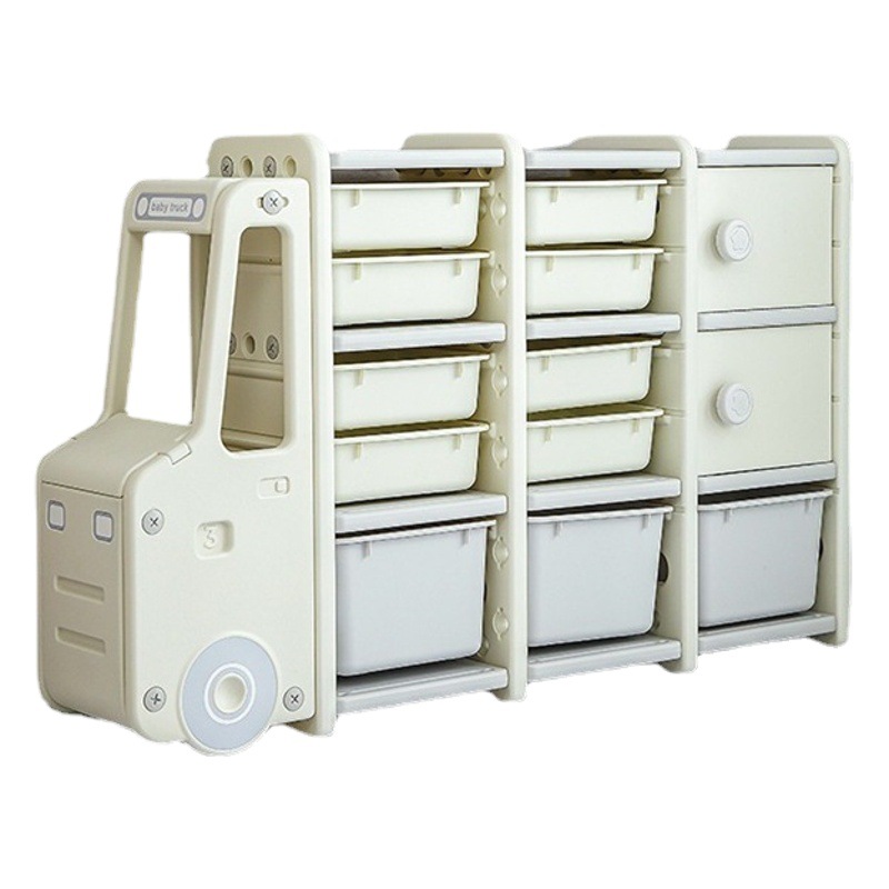 babypods Children's Toy Storage Rack Baby Toy Storage Rack Floor Storage Cabinet Drawer-type Finishing Rack