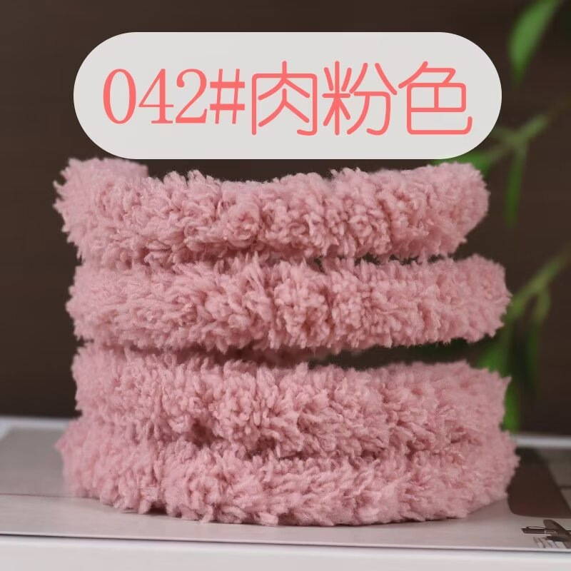 Picture of 15mm coral fleece twist bar super thick super dense handmade diy material bag puppy cat rabbit wool top
