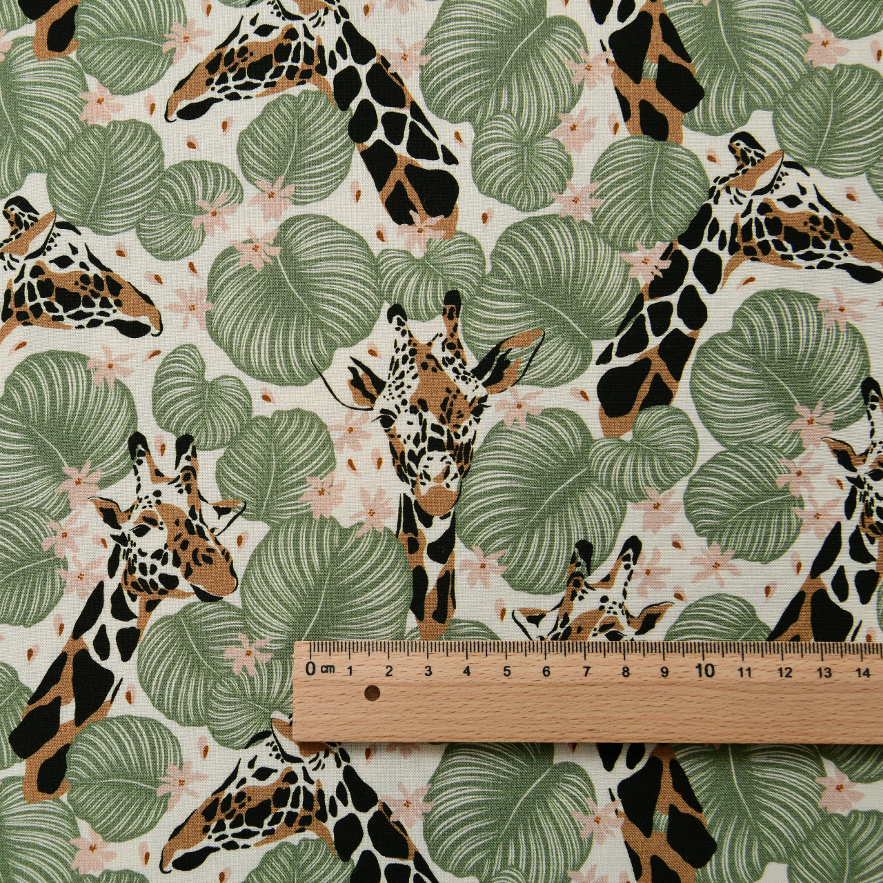 Picture of 20 Pieces of Artificial Cotton Fabric Floral Plant Handmade Clothing Dress Summer Cool Quilt Cotton Silk Cotton Silk Fabric