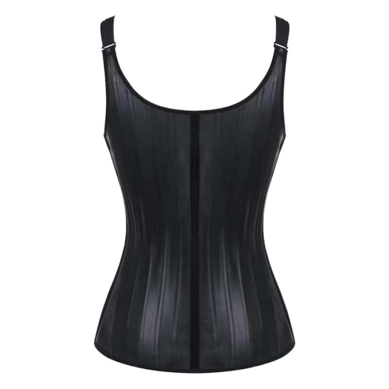 Cross-border Hot-selling Rubber Shaper Glossy 25-bone Latex Vest Plastic Waist Tight Puff Abdominal Shest Factory