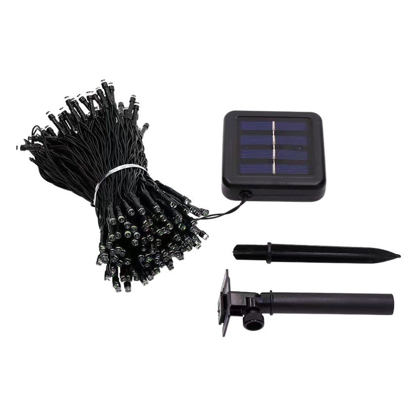 Manufacturer Wholesale Remote Control Solar String Lights Courtyard Christmas Decoration Outdoor Waterproof Lanterns Starry Sky String Lights