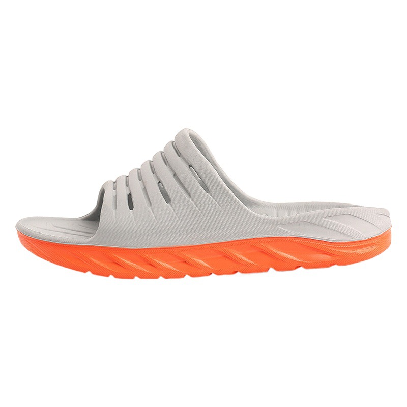 Factory wholesale two-color men's bow slippers rehabilitation slippers EVA plus size home wear dual-use non-slip sandals