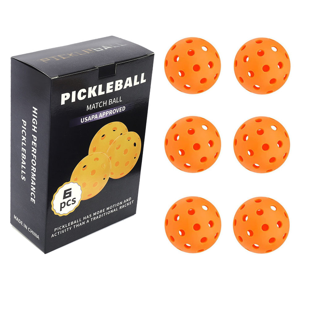 Picture of Factory Direct Sales in stock pick ball 40 hole ball hole ball pickleballs74mm rotational plastic injection luminous ball