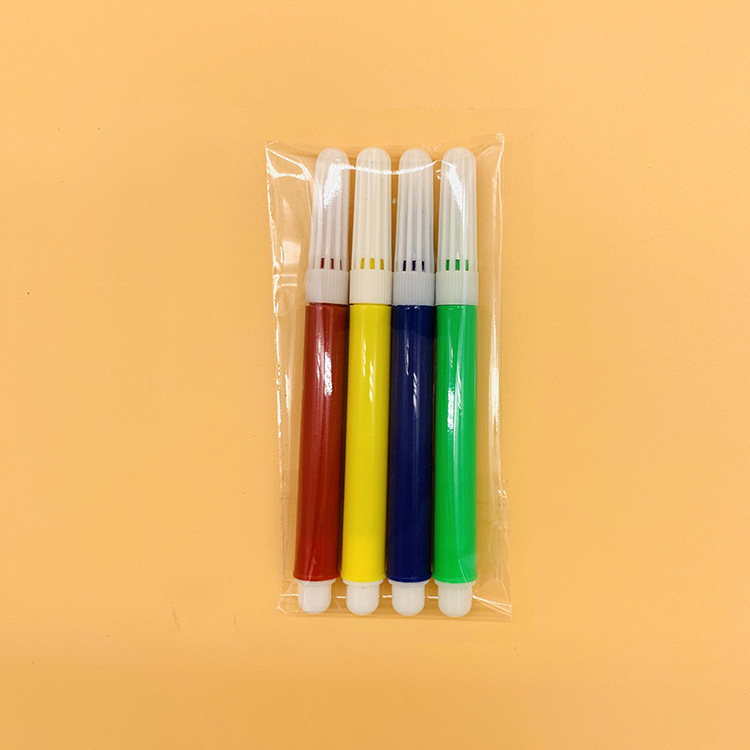 Children's mini washable watercolor pen bag manufacturers wholesale 101,3,4 Pack, 5 Pack, 6 Pack