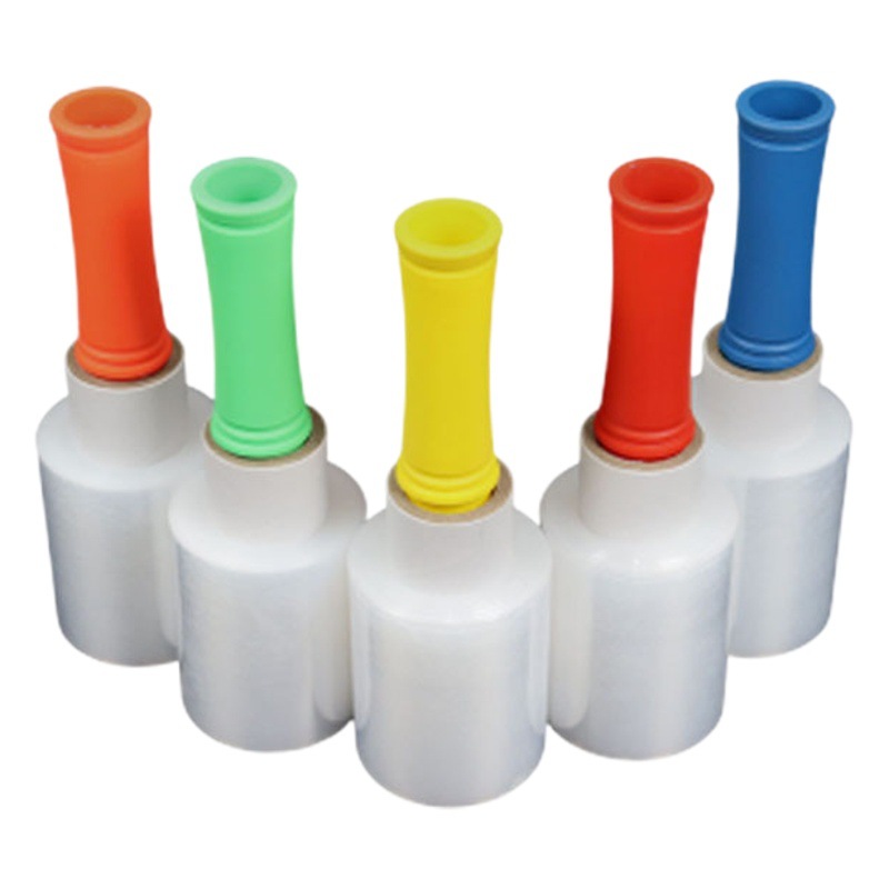Handle stretch film handle film pe handle wrapping film factory direct cross-border for Amazon 10cm wrapping film