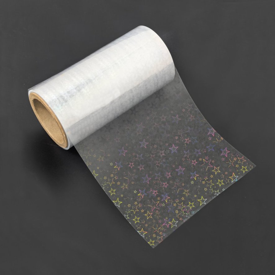 Tea Gift Box, Skin Care Products, Three-Dimensional Machine Packaging Film, Laser Bopp Anti-Counterfeiting Printing, Laser Smoke Film Plastic Sealing Wholesale