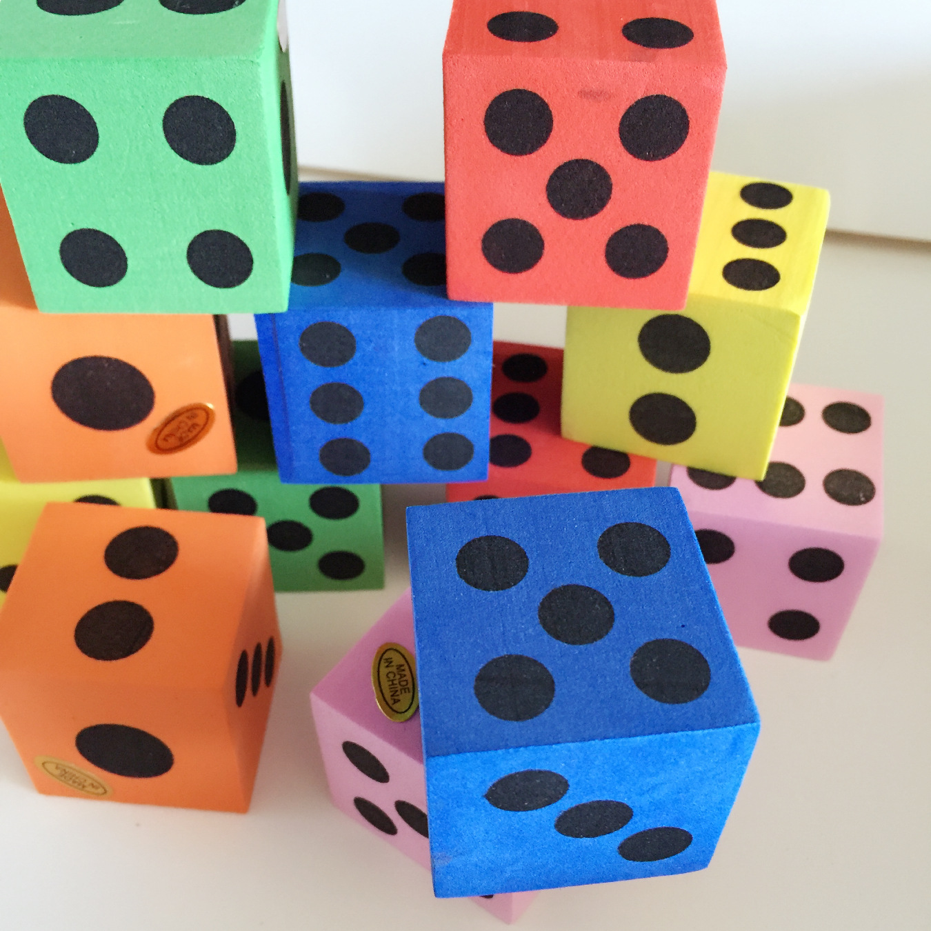 Picture of Korean Cute Creative Gift Children's Toys Hexahedral Small Dice Gifts EVA Foam Toys Board Game