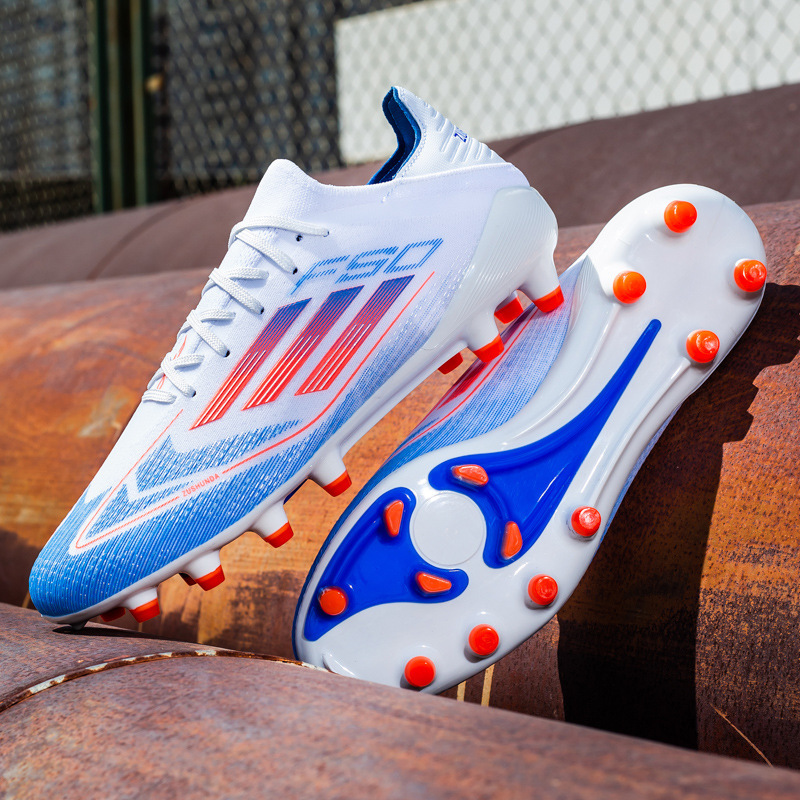 Cross-border football shoes male and female teenagers students AG long broken nail competition training sneaker football shoes