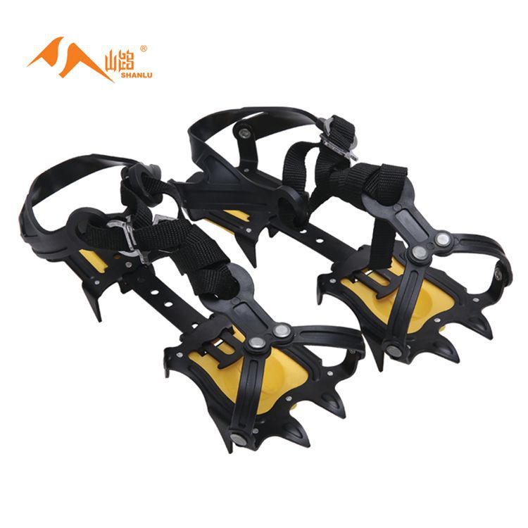 Picture of Source Factory Ten-Tooth Professional Ice and Snow Non-Slip Shoe Covers Outdoor Mountaineering and Ice Climbing 10-Tooth Crampon Spike Shoes