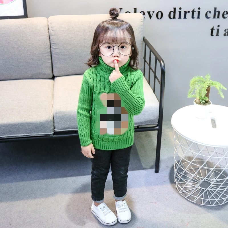 Picture of Children's Sweater Manufacturer 2025 Kidsren's Knitwear Cartoon Bear Boys' Knitwear Girls' Sweaters Cross-Border Kidsren's Clothing Export