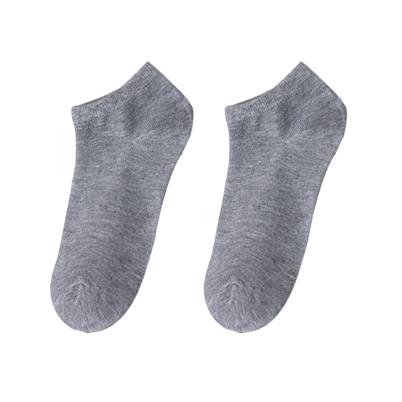 Picture of Socks Men's Socks Sweat-Absorbent Short Summer Thin Low-Cut Shallow Mouth Invisible Versatile Black and White Gray Boat Socks Wholesale