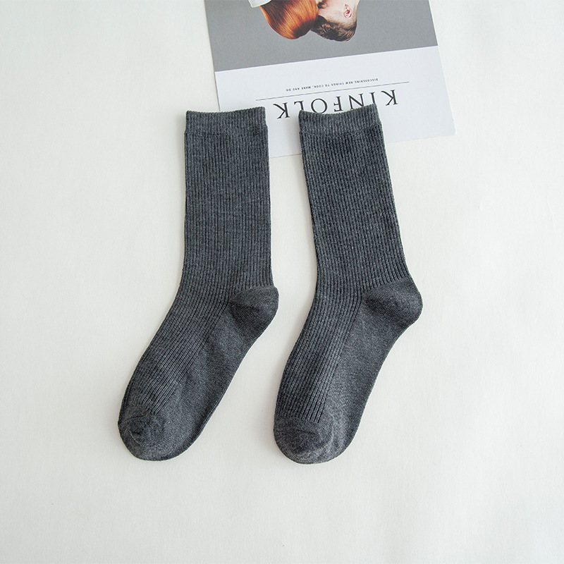 Picture of Spring and summer women's socks solid color dopamine color tube socks Zhuji pile socks ladies candy color socks cotton socks