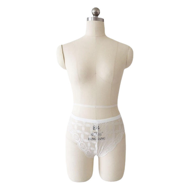 9 European and American foreign trade sexy lingerie ladies lace transparent bow underwear briefs thong wholesale
