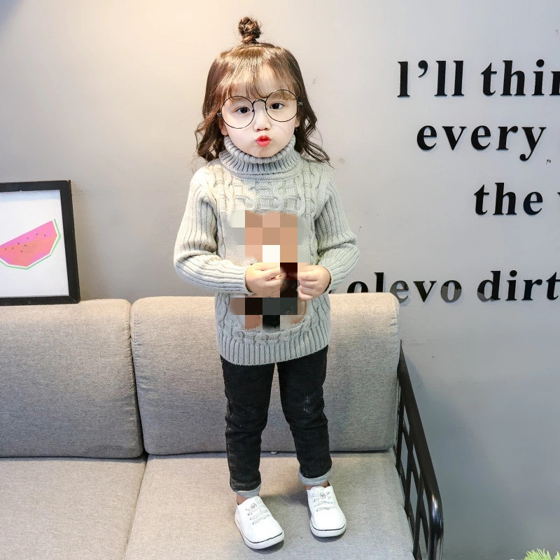 Picture of Children's Sweater Manufacturer 2025 Kidsren's Knitwear Cartoon Bear Boys' Knitwear Girls' Sweaters Cross-Border Kidsren's Clothing Export