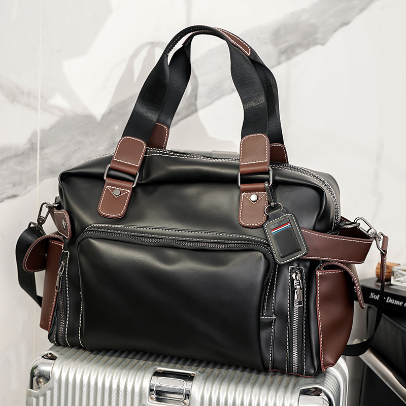 Picture of Spot wholesale high quality handbag light Business Men's portable briefcase leisure travel file computer satchel