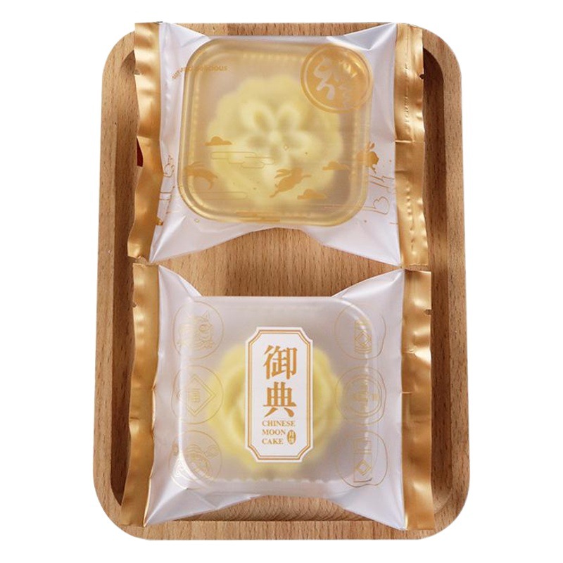 Mid-Autumn Moon Cake Packaging Machine Bag Sealing 50g Ice Peel Mung Bean Cake Snowflake Flow Heart Self-sealing Packaging Egg Yolk Crisp Bag