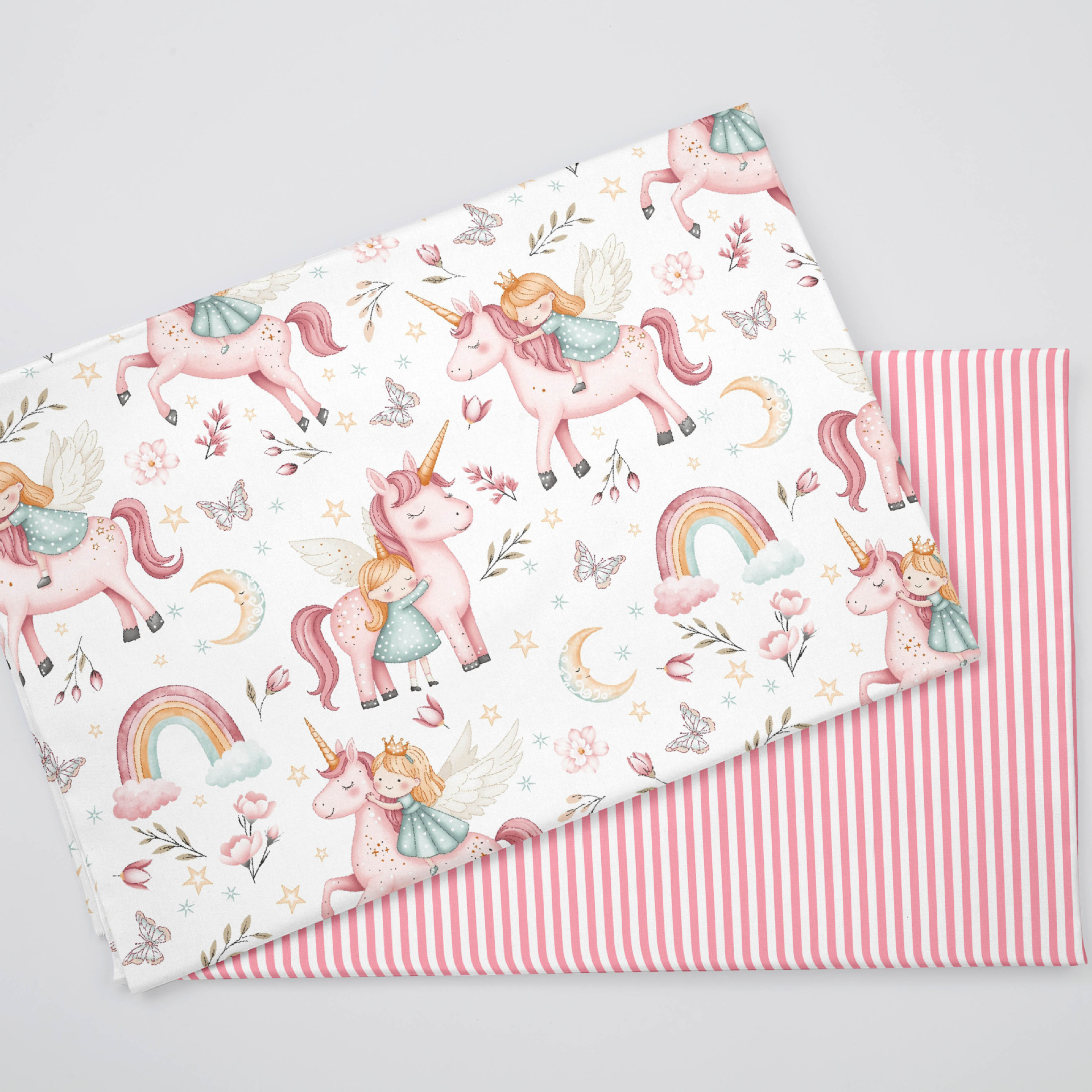 Wholesale supply of 133*72 twill printed fabric, cartoon print, 40-count cotton cloth, 1.6 meters wide