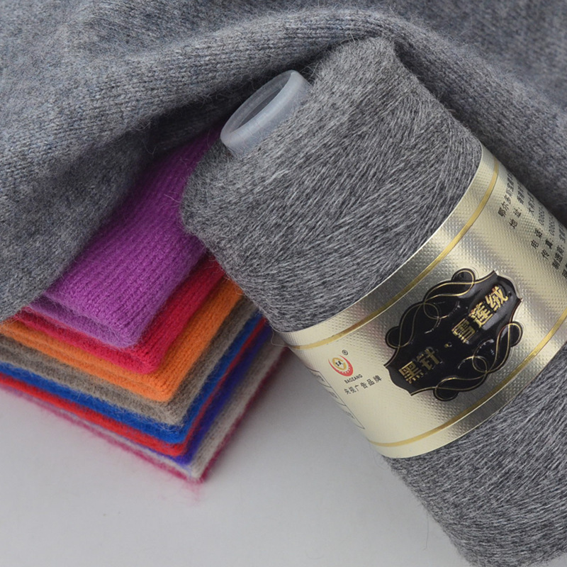 Picture of Black Needle Snow Lotus Fleece Gold Fleece Fleece Treasure Hand Woven Machine-Woven Fine Cashmere Fleece Black Needle Dai Mink Fleece Fleece