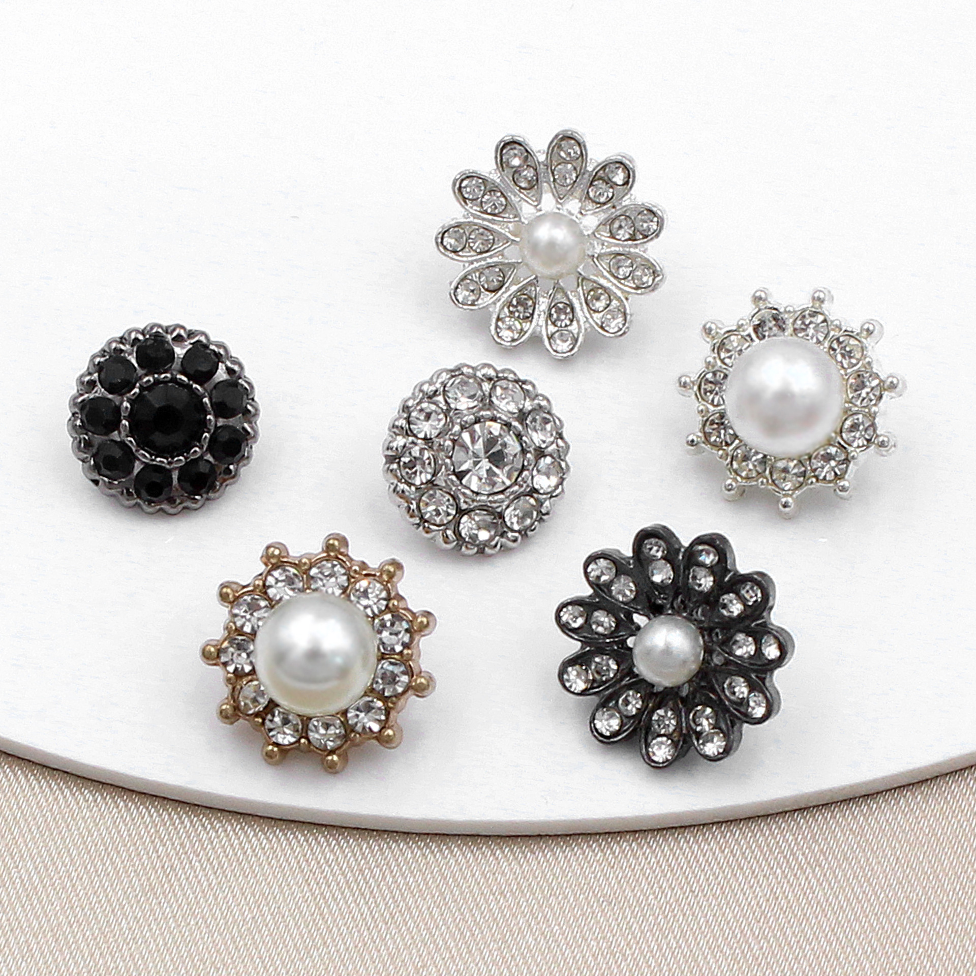 Chanel Pearl Refined Button Quality Metal Diamond Buckle Top Pants Clothing Accessories in stock
